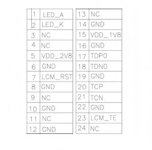 2.64 "ตารางการส่งสัญญาณ IPS TFT โมดูลความละเอียด480X480อินเทอร์เฟซ MIPI ST7701การขับขี่มุมมองทั้งหมด400nit 16.7เมตร - Product Image 5