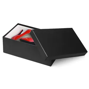 الجملة فارغة للماء الأحمر عالية الكعب رخيصة صندوق كرتون متعدد الاستخدامات المموج حذاء صندوق شحن مع المسيل للدموع قطاع
