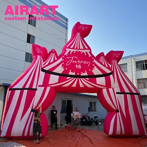 Carpas inflables personalizables de arco de circo de 7 metros de altura para artículos de decoración de eventos con logotipo personalizable - Product Image 5