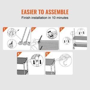 DB Wholesale Carrito utilitario rodante de 3 niveles 661 LBS Capacidad 6 ganchos con material de metal y plástico para armario Cocina y baño - Product Image 6