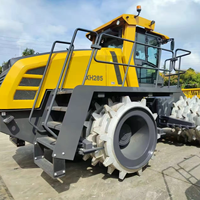 Machine de traitement des déchets municipaux XH285, mobilité tout-terrain pour projet d'infrastructure de traitement des déchets