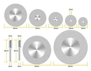 Mini kim cương cắt đĩa 16mm-40mm Lưỡi cưa mài bánh xe đĩa với các công cụ trục gá - Product Image 3
