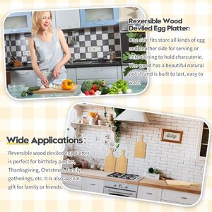 <span class=keywords><strong>Planche</strong></span> à découper en bambou épaisse en vrac <span class=keywords><strong>bois</strong></span> à découper artisanat servant des planches de charcuterie pour bricolage mariage pendaison de crémaillère cadeau (poignée) - Product Image 4