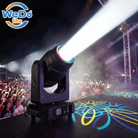 Projecteur de scène à tête mobile We Do Lite Beam 300W RGB pleine couleur DMX avec lumière du jour 5000K 90 CRI, construction en alliage d'aluminium