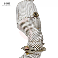 Tuyau d'échappement catalytique haute performance en acier inoxydable SDO pour Mercedes-Benz AMG GLB35 X247 2.0T 2019-2026 avec bouclier thermique