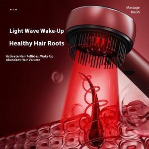 Cepillo Masajeador Eléctrico para el Cuero Cabelludo <span class=keywords><strong>2026</strong></span> para el Crecimiento del Cabello, Aplicador de Aceite, Peine de Masaje, Dispositivos de Luz Roja Anticaída del Cabello - Product Image 5