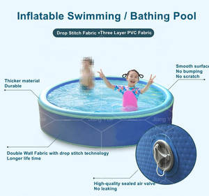 नए फैशन inflatable स्विमिंग पूल ड्रॉप सिलाई कपड़े कई वायु प्रौद्योगिकी बाहरी inflatable पूल अनुकूलन - Product Image 5