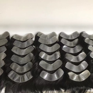 Sinh học da đầu sửa chữa tóc mỏng da người đàn ông tóc con người dòng vô hình PU phía trước mảnh tóc vá toupee - Product Image 3