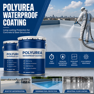 Revestimiento Impermeable <span class=keywords><strong>de</strong></span> Poliurea Poliaspártica Resistente a los Rayos UV para Reparación <span class=keywords><strong>de</strong></span> Techos <span class=keywords><strong>de</strong></span> Concreto y <span class=keywords><strong>Piscinas</strong></span> - Product Image 1