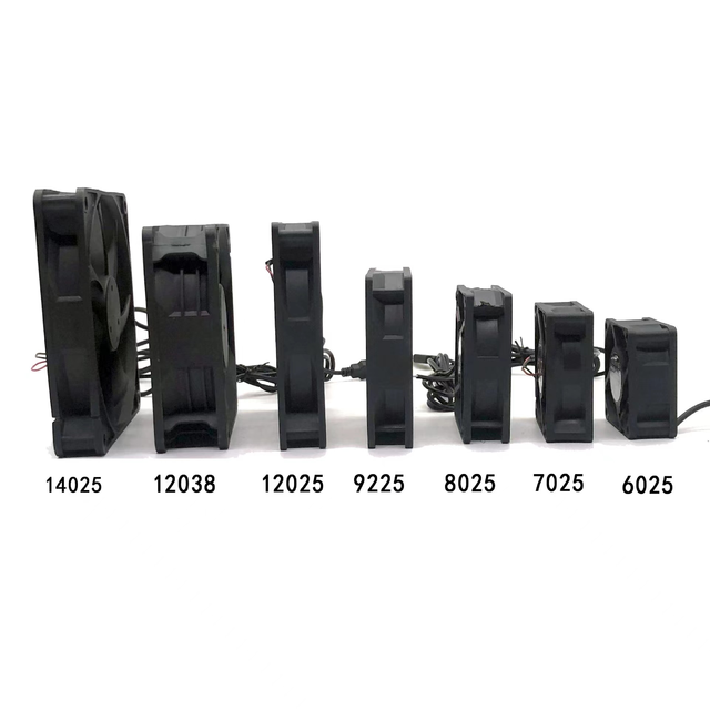High Speed 4 Pin PWM Pc Case Fan 25mm 30mm 35mm 40mm 45mm 50mm 60mm 70mm 80mm 92mm 120mm DC 5v 12v 24v Computer Cooling Fan