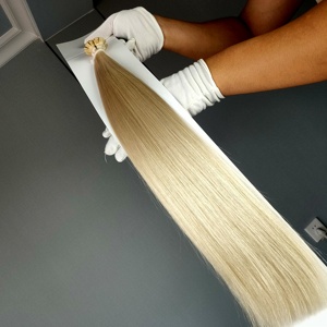 ต่อผมแท้แบบเรมี่ ยี่ห้อ Jasmine Beauty KTips  แบบ Double Drawn  ชนิดเคราตินแบบแบน  ต่อผมแบบเวอร์จิ้น  ขายส่ง - Product Image 2