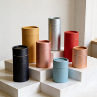 Tube en papier spécial nacré personnalisé pour emballage cadeau de parfum et de bijoux, vente en gros, haute qualité, écologique
