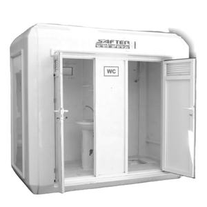 Inodoro Exterior de Dos Personas SAFTER, Nuevo y de Primera Calidad, 150x270xh240, para Uso en Baños, Paneles Sándwich - Product Image 2