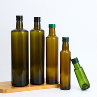 Bouteilles de vinaigre Marasca Dorica Bouteilles en verre avec couvercle en aluminium 500ml 750ml 1L