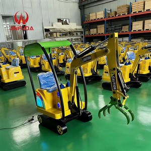 سيارة ترفيهية للأطفال، حفارة محاكاة صغيرة، لعبة حفارة للأطفال للبيع - Product Image 3