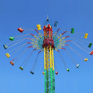 Tour volante en fibre de verre de 60m/50m, extrême, palpitante, à sensations fortes, inoubliable, énorme, excitante, pleine d'action, certifiée CE - Product Image 1