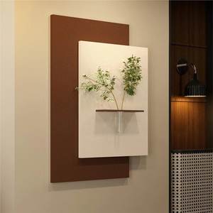 Vente en gros personnalisé 3D grès style rétro français <span class=keywords><strong>entrée</strong></span> <span class=keywords><strong>d</strong></span>écoration peinture Wallart lampe peinture salon LED murale nouveau - Product Image 3