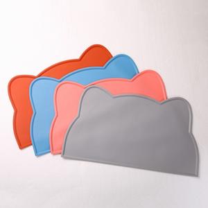 Practical non-slip <b>dog</b> water <b>bowl</b> tray waterproof silicone cat food pad no bisphenol a dirty water washable easy to clean - Product Image 1