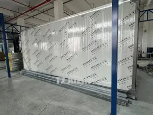 Ailin pabrik kustom ramah lingkungan bubuk Manual peralatan pelapis dengan lukisan Booth Curing Oven Conveyor Rail Sistem