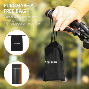 WEST BIKING Mini Antivol pour vélo, chaîne pliable pour vélo, antivol pour vélo électrique pliable, antivol pour <span class=keywords><strong>scooter</strong></span> électrique, compact, haute sécurité - Product Image 2