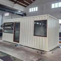Caja de Almacenamiento de Acero Corrugado de Alta Resistencia para Obras de Construcción, Oficina Temporal Moderna