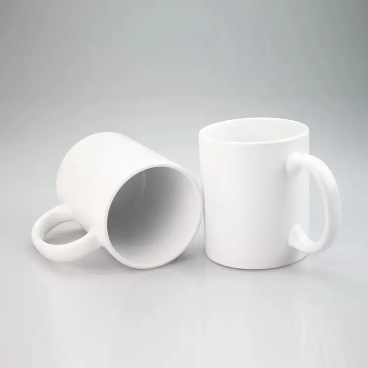 eco friendly 11oz sublimation blanks mugs simple coffee cups with custom logo