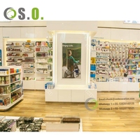 Étagères de pharmacie personnalisées, présentoirs pour pharmacies, meubles et décoration intérieure