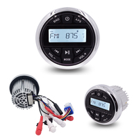 Système audio étanche pour moto, autoradio marin, radio DAB et lecteur MP3 pour bateau, voiture, UTV, ATV - Récepteur FM AM avec tuyau