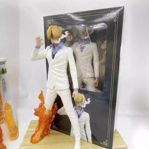 Statuette Anime in Vendita, Modello Sanji Bianco e Nero in PVC, Giocattolo One Piece, Scala 1/60, Funzione Soffiatore d'Aria, Accessorio con Scatola - Product Image 5