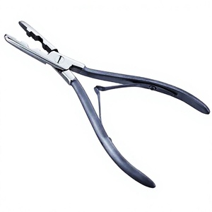 Pince à extensions capillaires et outil de pose de perles en acier inoxydable ASAP avec logo personnalisé - Meilleures ventes - Product Image 1