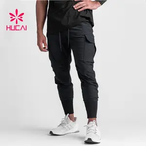 New Arrival Trống Pockets Slim Fit Cargo Quần Mồ Hôi Quần Tùy Chỉnh Thiết Kế Theo Dõi Quần Men Jogger Cargo Quần