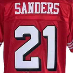 2025 nuove maglie da Football americano ricucite bianche rosse vecchio stile #16 #80 #8 #42 #21 taglie forti traspiranti - Product Image 4