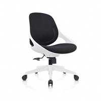 Chaise de bureau ergonomique colorée, dossier en maille respirante, chaise d'ordinateur pivotante et réglable en hauteur, chaise de travail à roulettes, pour la maison et l'étude des enfants