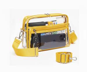 Bolso Bandolera Transparente con 2 Correas Extra Largas, TPU Antiamarilleo, Aprobado para Estadios y Conciertos, Fábrica OEM - Product Image 3