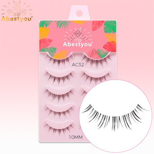 Abestyou <span class=keywords><strong>Volume</strong></span> False Eyelashes, <span class=keywords><strong>Cils</strong></span> Noirs Luxueux, Imperméables, Personnalisables, Bande Complète, <span class=keywords><strong>Faux</strong></span> <span class=keywords><strong>Cils</strong></span> en Vison - Product Image 3