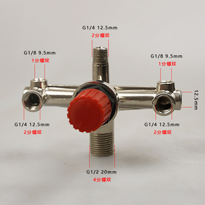 Conjunto de interruptor de presión para compresor de aire Bama con válvula reguladora y manómetro - Product Image 2
