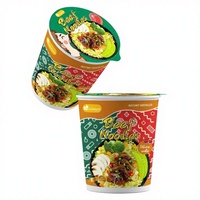 OEM Private Label Multi-flavor Non-Spicy Fried Instant Noodles Cup Bulk Supply for Supermarket Convenience Store Distribution