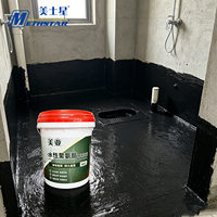 Peinture imperméable flexible monocomposant V822 à l'émulsion acrylique et au carbonate de calcium pour usine OEM