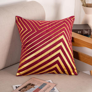 <span class=keywords><strong>Housse</strong></span> de Coussin Moderne de Luxe Imprimée Or, Broderie Technique Tissée, pour la Décoration Intérieure, Canapé de Salon et Hôtels - Product Image 4