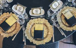 وصل حديثًا زجاج وردي لطيف فاخر للزينة طبق زجاجي لحفلات الزفاف الحدث استخدام الفندق - Product Image 6