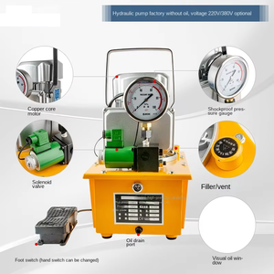 GYB-700 QQ-700 HHB-700A High Oil <b>Pump</b> Power Pack 700 Bar Hydraulic Station <b>Pumps</b> High 750W Single-Acting - Product Image 3