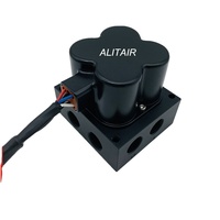 Vanne de commande de suspension solénoïde 12V - VU2 Vanne de collecteur de suspension pneumatique à 2 suspensions, 1/4NPT 1/8NPT Pièce de rechange directe