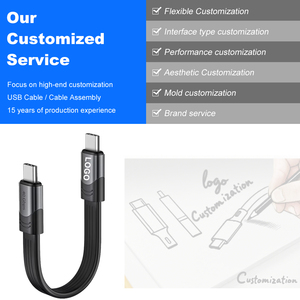 Phổi Kay FPC Cáp 40Gbps truyền dữ liệu USB C để Loại C mềm linh hoạt FPC USB 3.1 Cáp với 4K 60Hz đầu ra video sạc cáp - Product Image 4