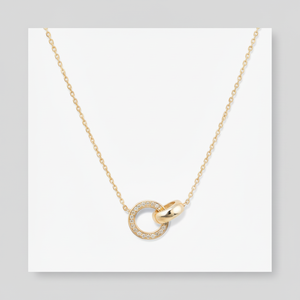 สร้อยคอเพชรแบบเชื่อมต่อ Pav - Product Image 1