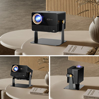 Projecteur LED intelligent CRE CR67 Android natif 1080p Full HD, mini, compatible 4K, 1200 lumens, stéréo HIFI, portable