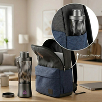 Moderne esthetische elektrische draagbare sapblender voor cadeau, elegant design, bediening met één hand, professionele mini fruit smoothie maker