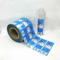 Etiquetas de Vinilo Impermeables Personalizadas de Fábrica China en Rollo para Bebidas, Cerveza, Bebidas Energéticas, Impresión de Etiquetas Adhesivas de Doble Cara OEM