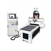 Router CNC Jinan Mosencnc 6090 ATC con Cambiador Automático de 4 Herramientas y Motor de Husillo de 5KW |   Mesa de Aluminio con Ranura en T para Corte de Madera/Acrílico/PVC