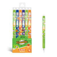 Stylo effaçable à encre thermique, nouveau design, bleu, 0,5 mm, gel, pour l'école et le bureau, vente en gros