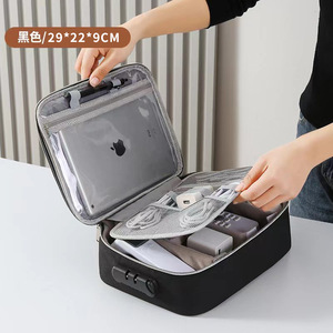 Bolsa organizadora de documentos portátil, almacenamiento rectangular para oficina con compartimento para viajes y uso diario - Product Image 4